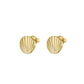 ROSEFIELD earrings single stud shell look gold JSSEG-J167