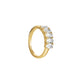 ROSEFIELD Ring 5 Steine Gold JRFO56G-J750