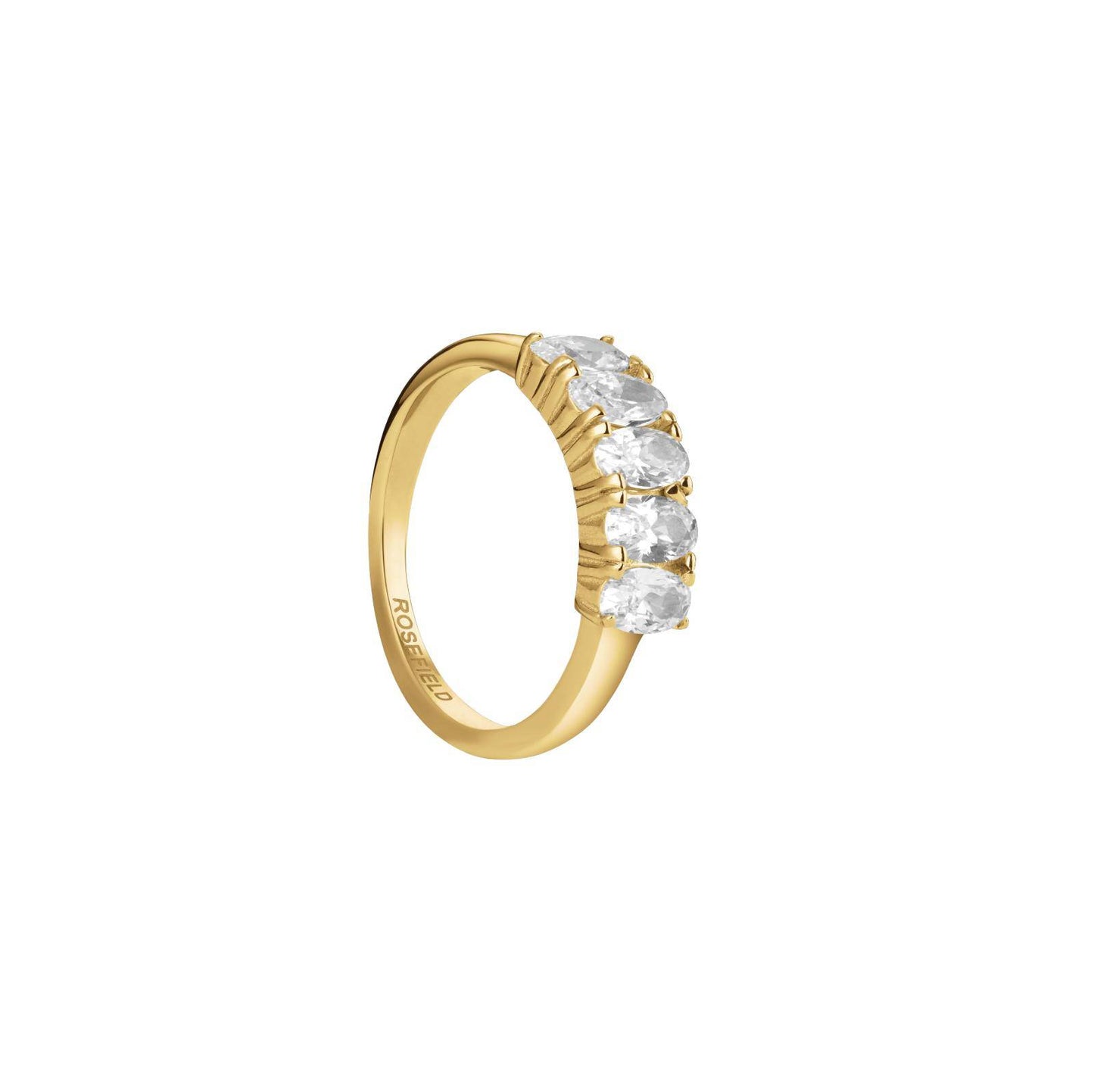 ROSEFIELD Ring 5 Steine Gold JRFO56G-J750