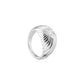 ROSEFIELD Ring Bold Solitary Texture Silber Größe 48