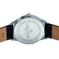 GROVANA Uhr Kensington Steel Leather Bordeaux 40.5mm Herren 1305,1536