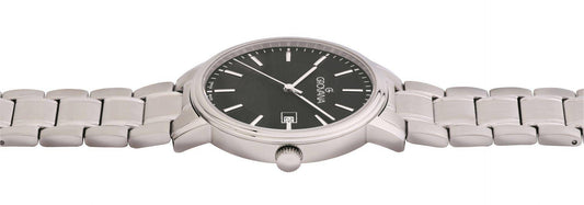 GROVANA Uhr Kensington Steel Metal Black index  41mm Herren 1550,1134
