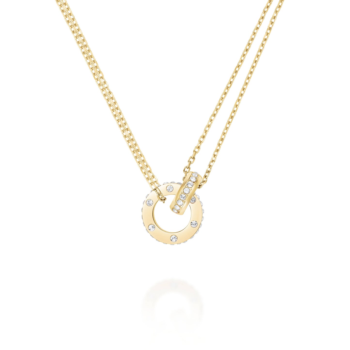 ROSEFIELD Damen Halskette Love Connection Gold