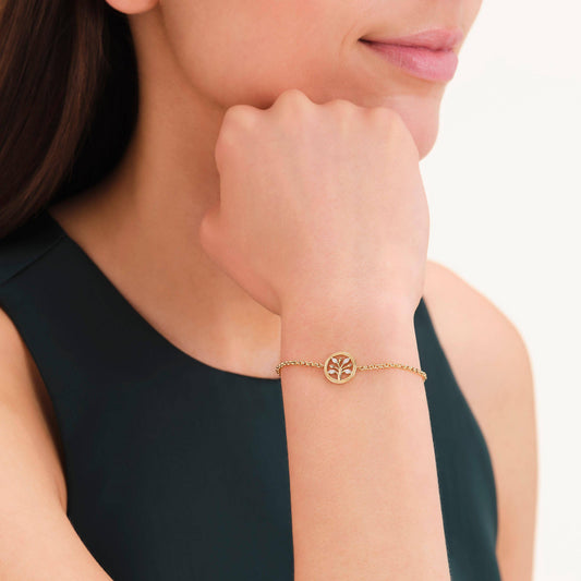 ROSEFIELD Damen Armband Tree of Life Gold