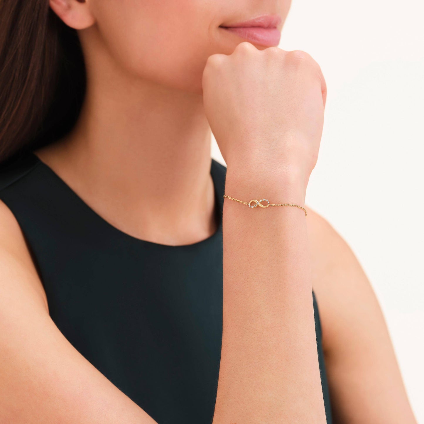 ROSEFIELD Women's Bracelet Infinity Gold