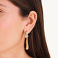 ROSEFIELD Damen Ohrstecker Long Wave Gold