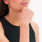ROSEFIELD Damen Armreif Wave Gold