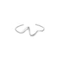 ROSEFIELD Damen Armreif Wave Silver