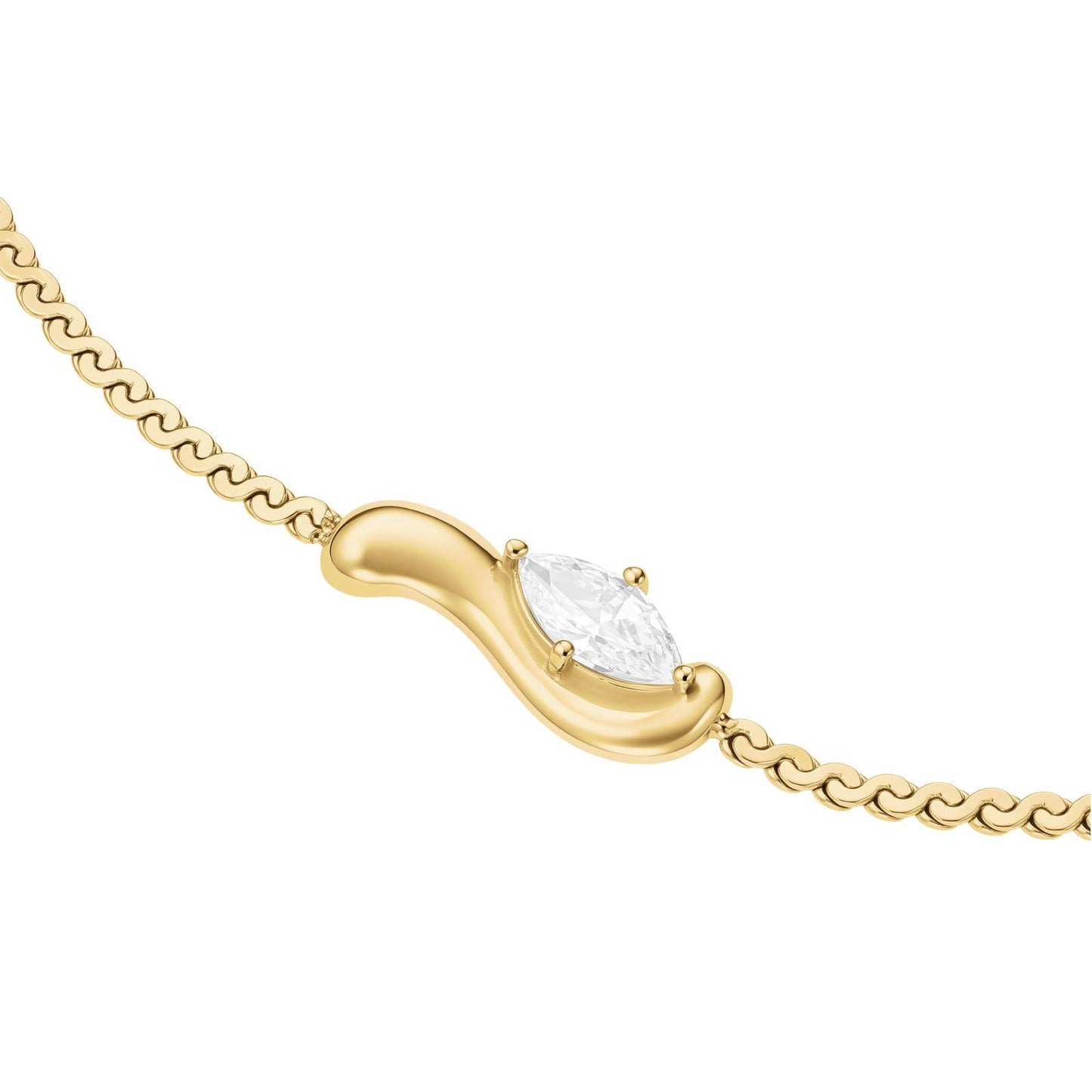 ROSEFIELD Damen Armband Marquise Wave Soft Gold