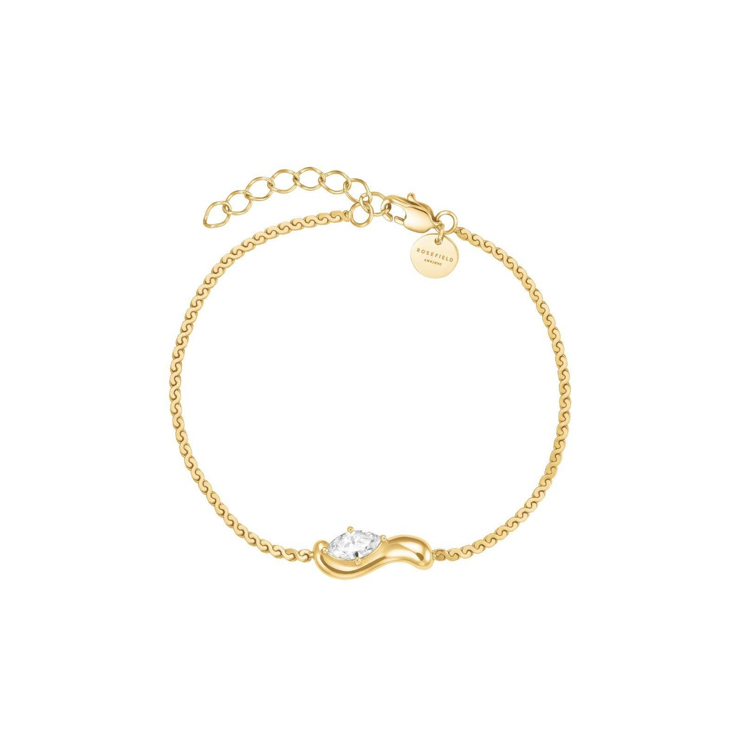 ROSEFIELD Damen Armband Marquise Wave Soft Gold