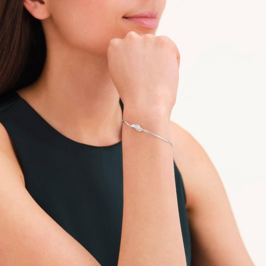 ROSEFIELD Damen Armband Marquise Wave Soft Silver