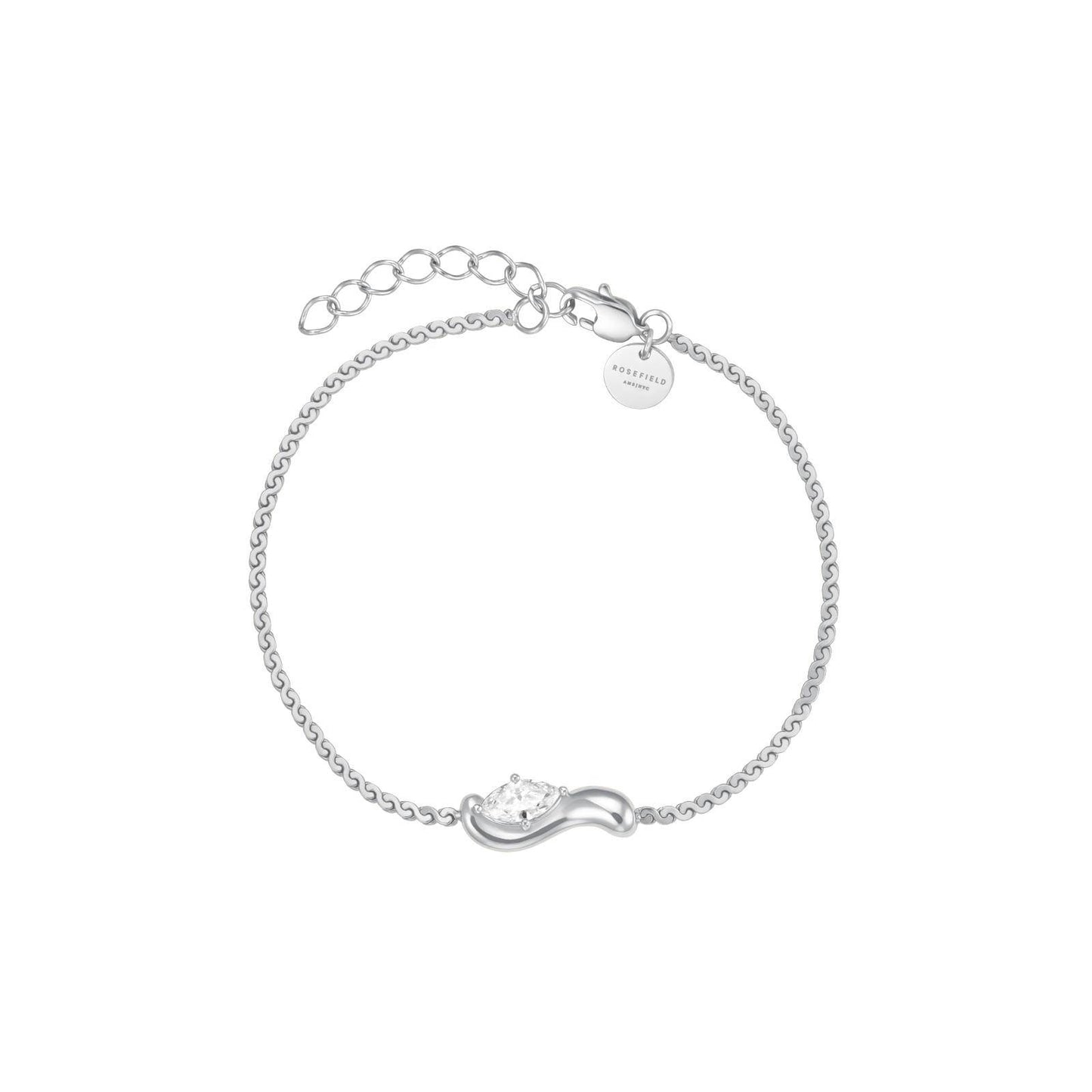ROSEFIELD Damen Armband Marquise Wave Soft Silver