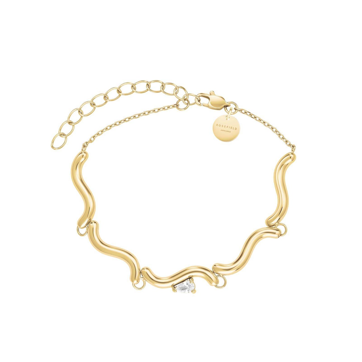 ROSEFIELD Women's Bracelet Drop Wave Gold