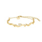 ROSEFIELD Women's Bracelet Drop Wave Gold