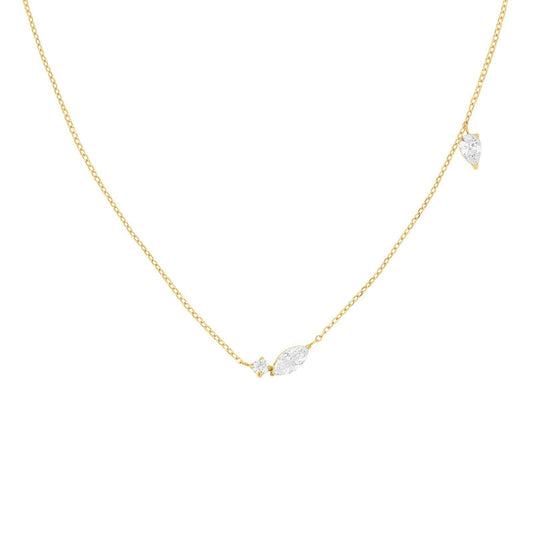 ROSEFIELD Damen Halskette Mix soft Gold