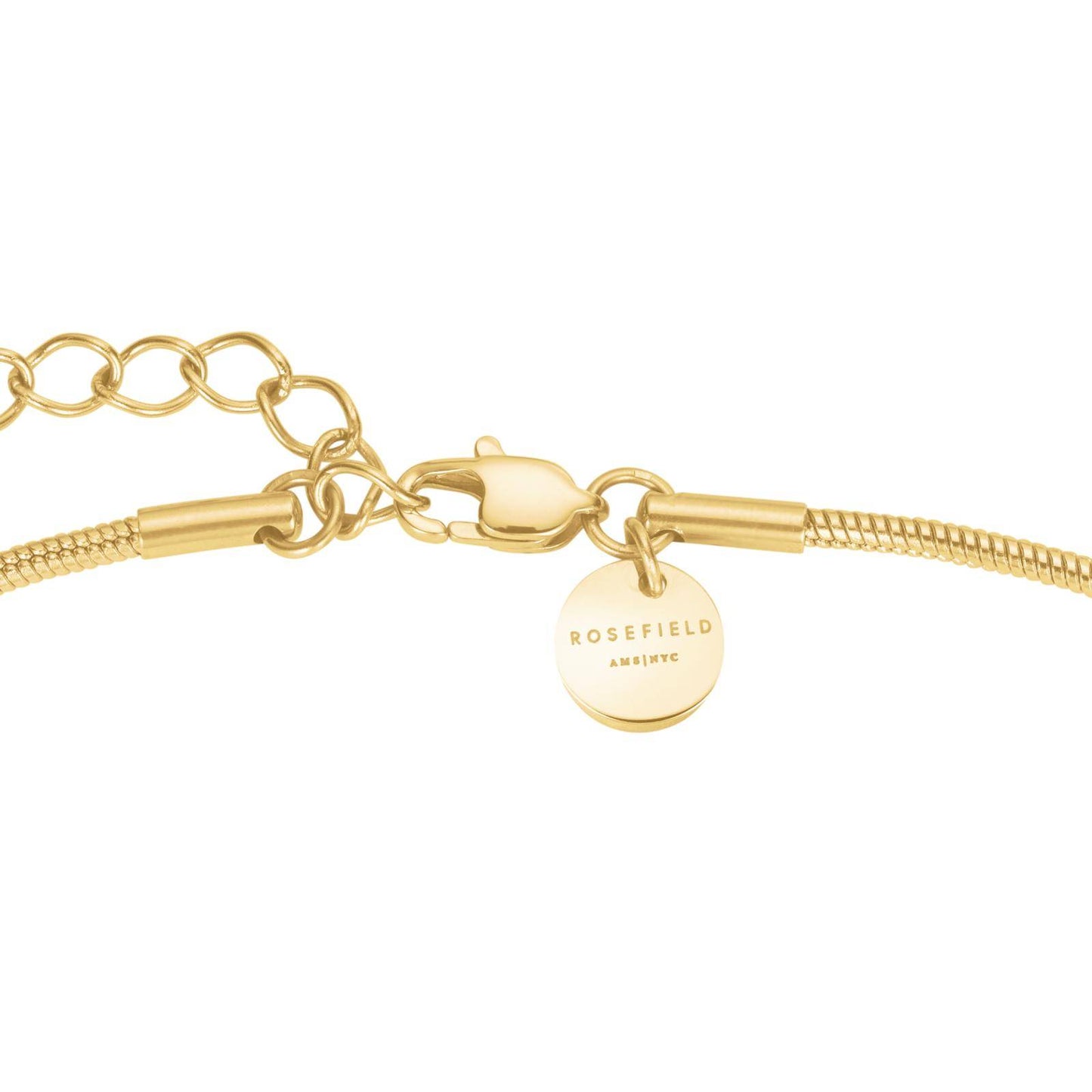 ROSEFIELD Women's Wave Pendant Necklace Gold