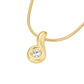 ROSEFIELD Women's Wave Pendant Necklace Gold