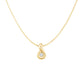 ROSEFIELD Women's Wave Pendant Necklace Gold