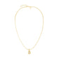 ROSEFIELD Women's Wave Pendant Necklace Gold