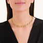 ROSEFIELD Damen Halskette Modern Pearl Link Gold