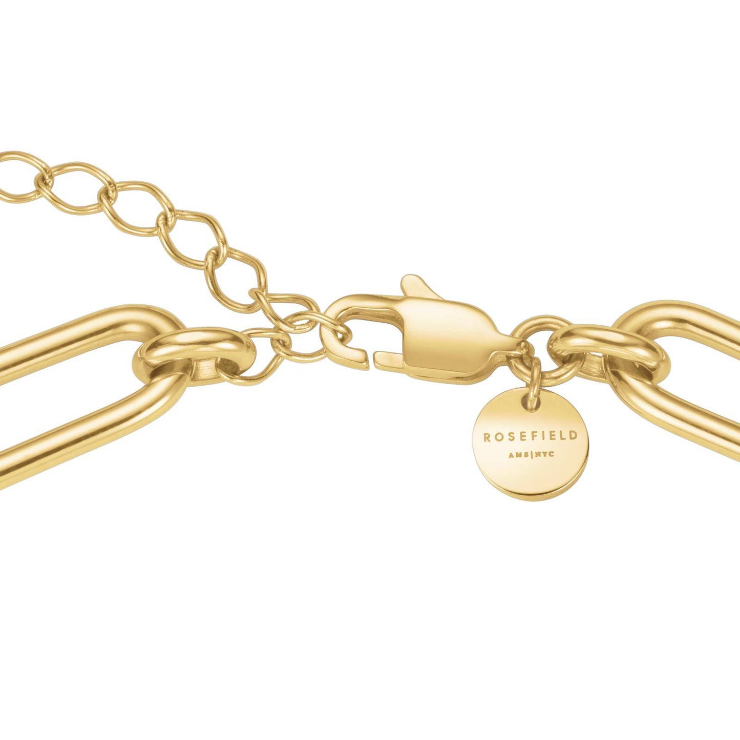ROSEFIELD Damen Halskette Modern Pearl Link Gold