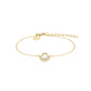 ROSEFIELD Damen Armband Modern Pearl Circle Gold