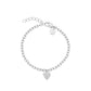 ROSEFIELD Damen Armband Chunky Heart Silver