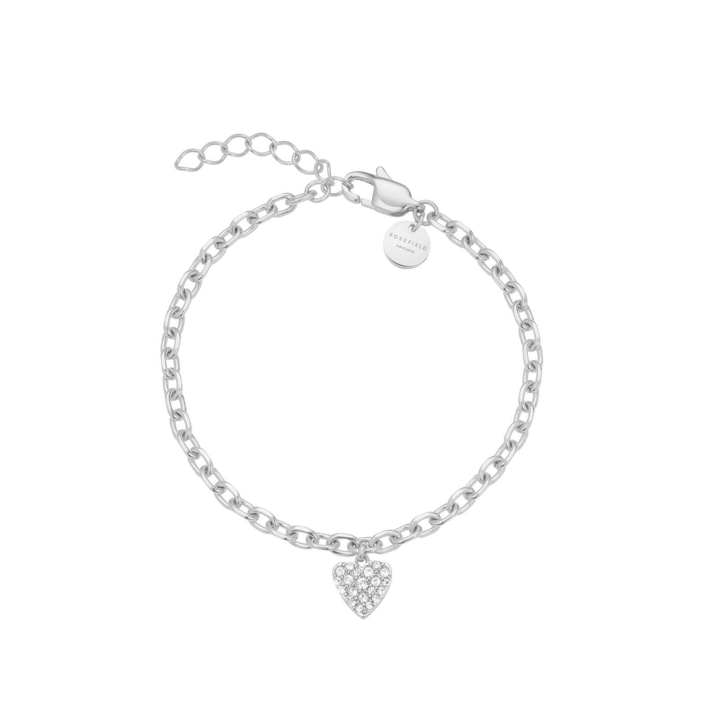 ROSEFIELD Damen Armband Chunky Heart Silver