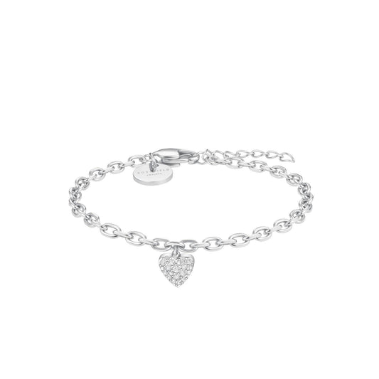 ROSEFIELD Damen Armband Chunky Heart Silver