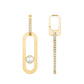 ROSEFIELD Damen Anhänger-Ohrring Modern Pearl Gold