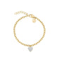 ROSEFIELD Damen Armband Chunky Heart Gold