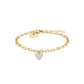 ROSEFIELD Damen Armband Chunky Heart Gold
