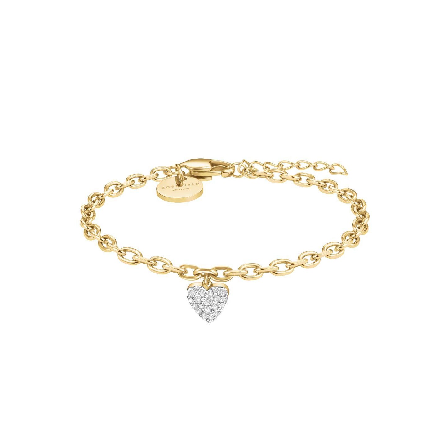 ROSEFIELD Damen Armband Chunky Heart Gold