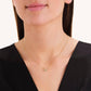 ROSEFIELD Damen Halskette Modern Pearl Circle Gold