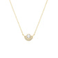 ROSEFIELD Damen Halskette Modern Pearl Circle Gold