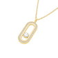 ROSEFIELD Damen Halskette Modern Pearl Pendant Gold