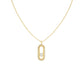 ROSEFIELD Damen Halskette Modern Pearl Pendant Gold