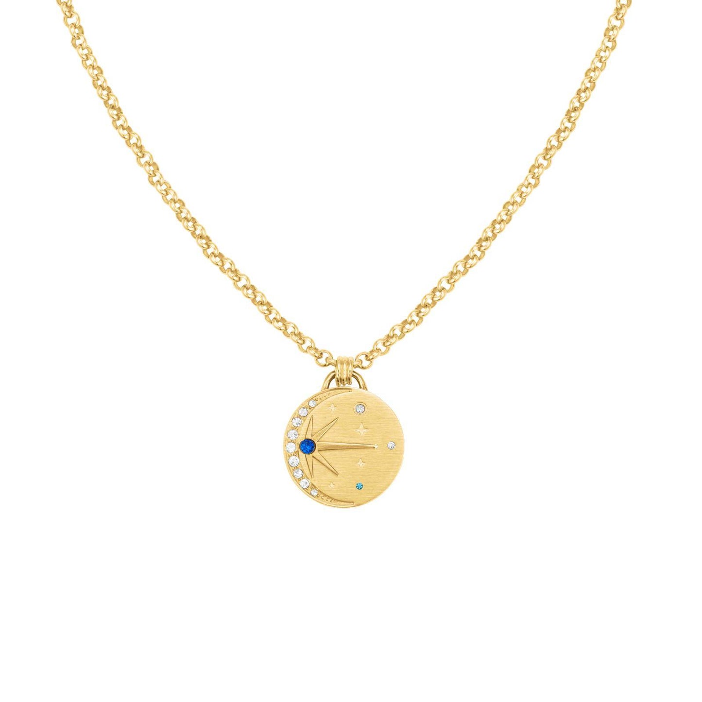 ROSEFIELD Damen Halskette Night Sky Amulet Gold