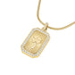 ROSEFIELD Damen Halskette Clover Amulet Gold