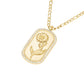 ROSEFIELD Damen Halskette Daisy Amulet Gold