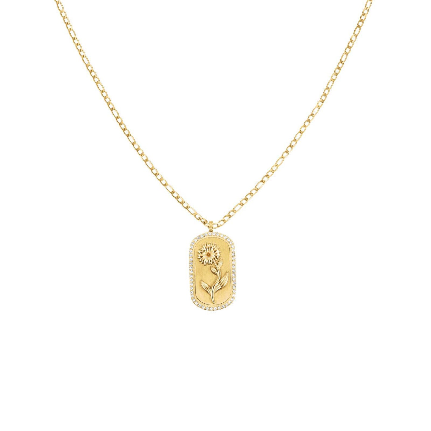 ROSEFIELD Damen Halskette Daisy Amulet Gold