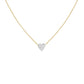 ROSEFIELD Damen Halskette Pave Heart Gold