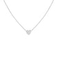 ROSEFIELD Damen Halskette Pave Heart Silver