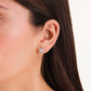 ROSEFIELD Damen Ohrstecker Pave Heart Gold