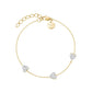 ROSEFIELD Damen Armband 3 Hearts Gold