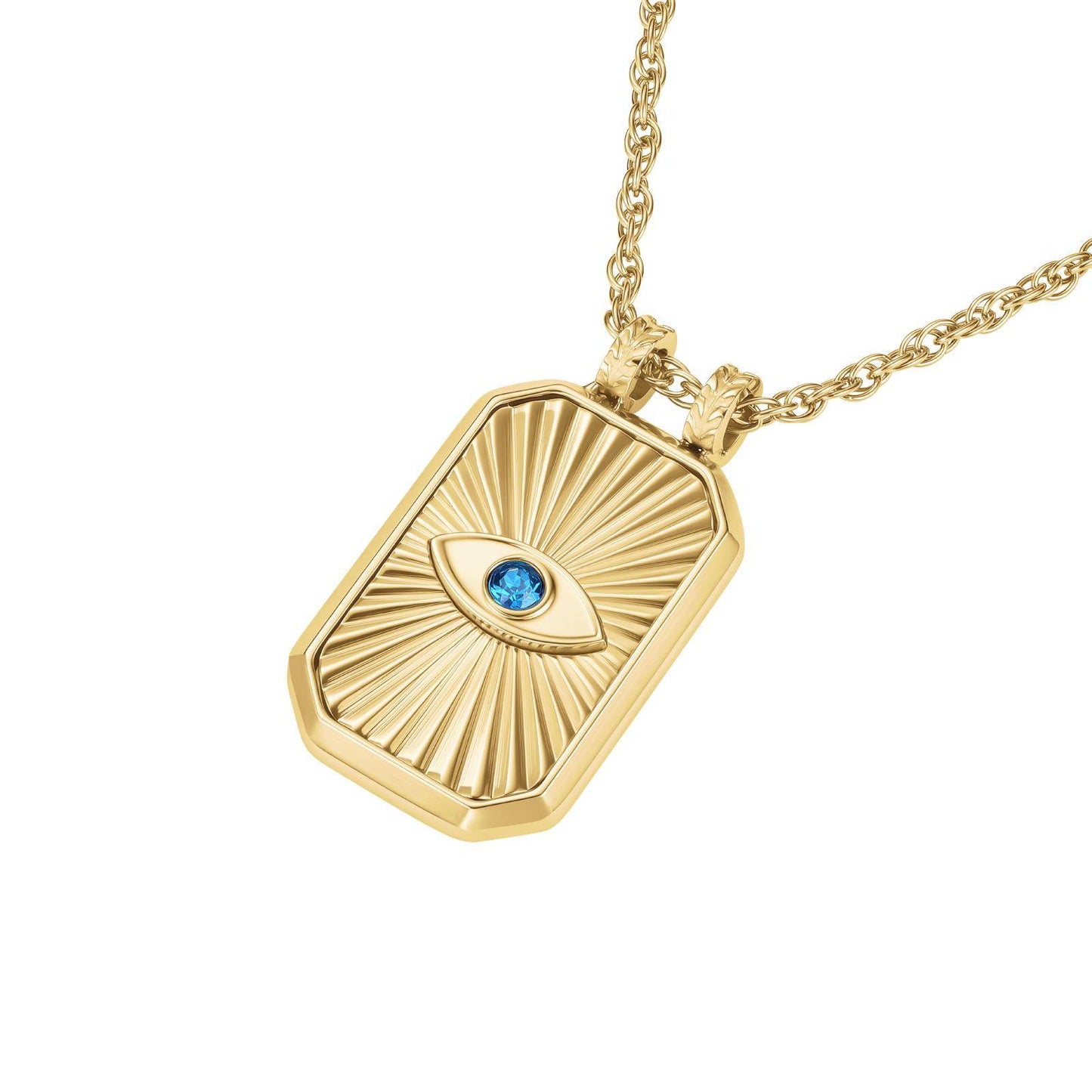 ROSEFIELD Damen Halskette Evilye Amulet Gold