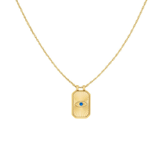 ROSEFIELD Damen Halskette Evilye Amulet Gold
