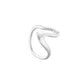 ROSEFIELD Damen-Ring Wave Silber Edelstahl
