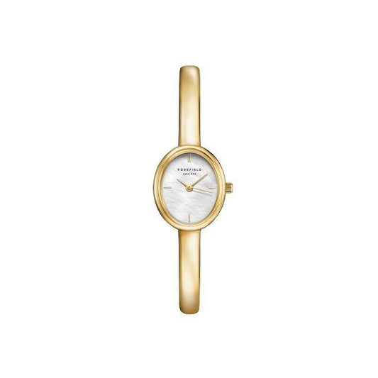 ROSEFIELD Damenuhr Studio Edition Armreifuhr Oval Gold