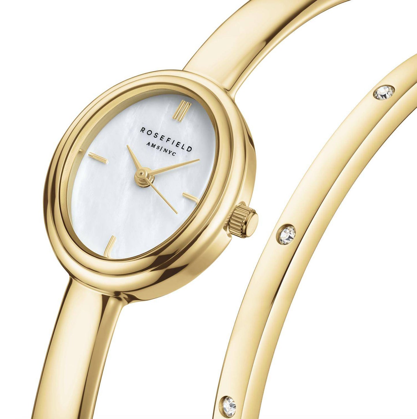 ROSEFIELD Watch Set Bracelet Watch ST04 + Bracelet Gold X293